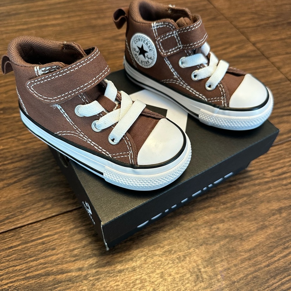Converse Toddler Brown High-Top Sneakers